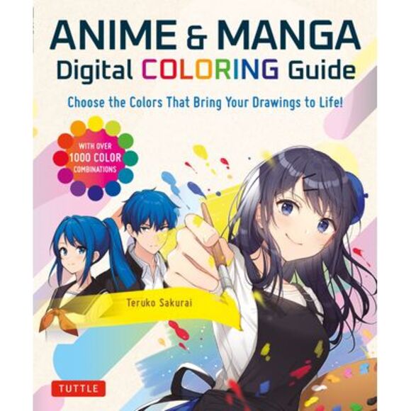 Anime & Manga Digital Coloring Guide: Choose the Colors That Bring Your Drawings - Picture 1 of 1